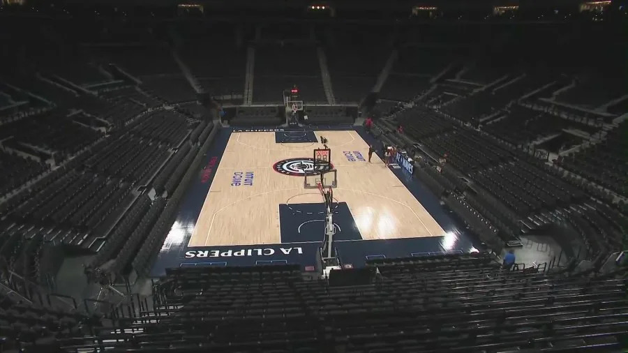 The Intuit Dome is set to host its first-ever Los Angeles Clippers preseason game on Oct. 14, 2024. (KTLA)