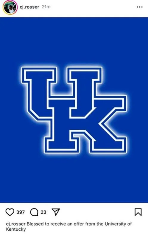 CJ Rosser, InstagramCJ Rosser, Instagram