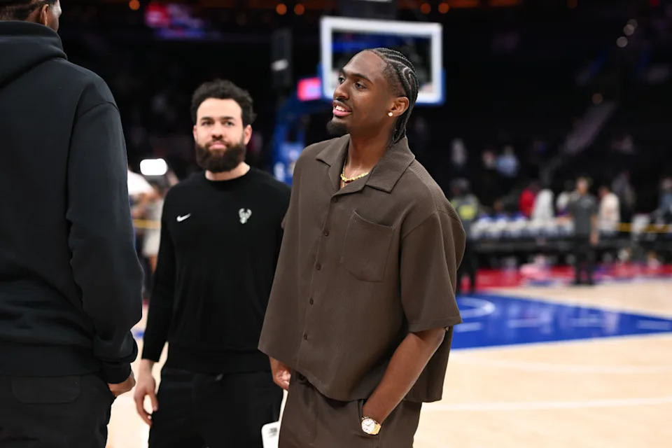 Philadelphia 76ers guard Tyrese Maxey at Wells Fargo Center.Kyle Ross-Imagn Images