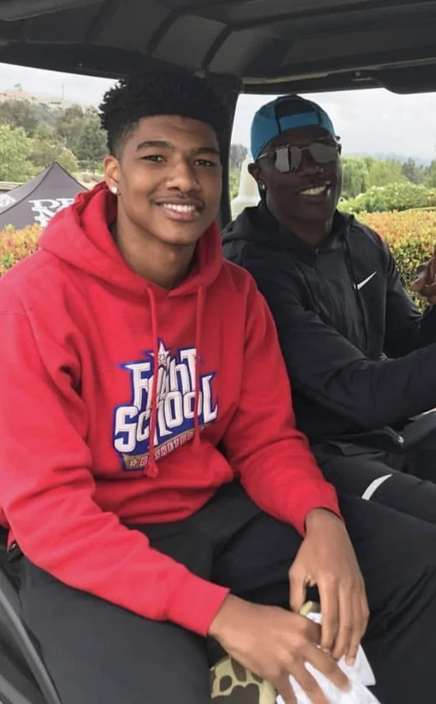 <p>Terrell Owens and Terique Owens</p>