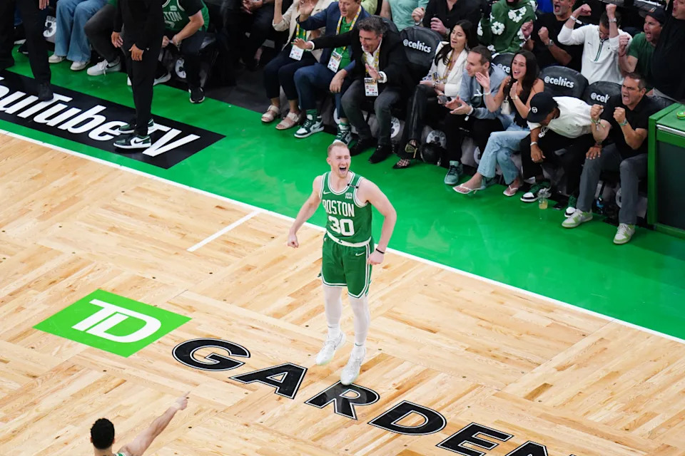 Boston Celtics forward Sam Hauser (30)Mandatory Credit: David Butler II-USA TODAY Sports