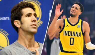 Bob Myers revealed what he and Steve Kerr said about Tyrese Haliburton in Warriors pre-draft workout, before taking James Wiseman