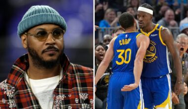 Carmelo Anthony dissects disappearance of 'Playoff Jimmy' after Steph Curry's injury, 'you don't play...'