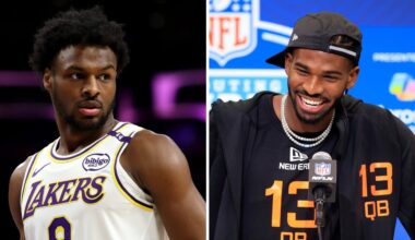 Bronny James now compared to NFL quarterback Shedeur Sanders as former NBA player says which one is 'actually good'