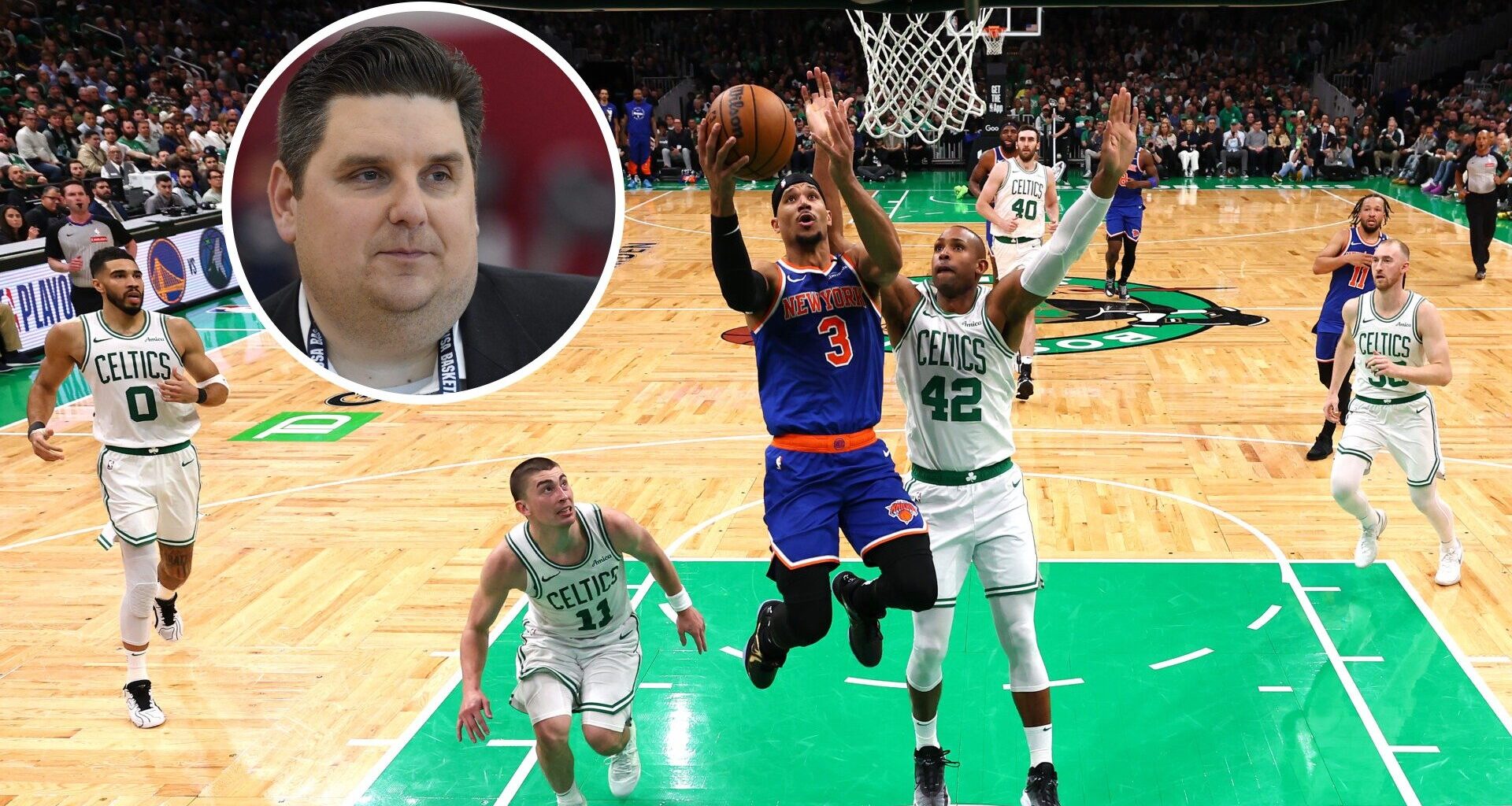Brian Windhorst on what he’s seen from the New York Knicks against Boston Celtics that he’s ‘not seen before…’