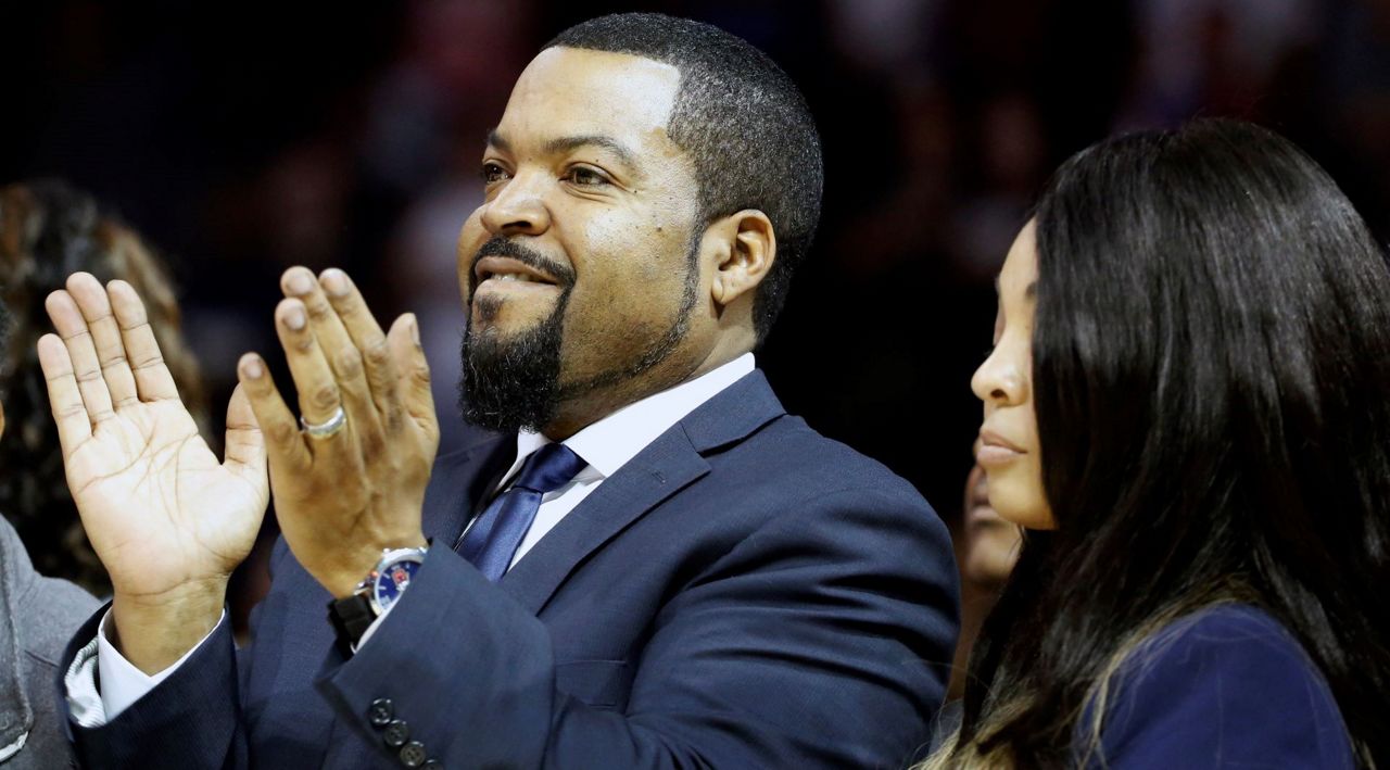 Big3 Basketball founder Ice Cube is placing his league's championship game this summer in the Orlando area. (AP Photo/Kathy Willens, file)
