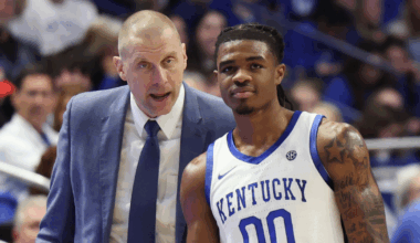May 11, 2025; Denver, Colorado, USA; Oklahoma City Thunder guard Shai Gilgeous-Alexander (2) controls the ball as Denver Nuggets guard Jamal Murray (27) guards in the third quarter during game four of the second round of the 2025 NBA Playoffs at Ball Arena. Mandatory Credit: Isaiah J. Downing-Imagn Images
