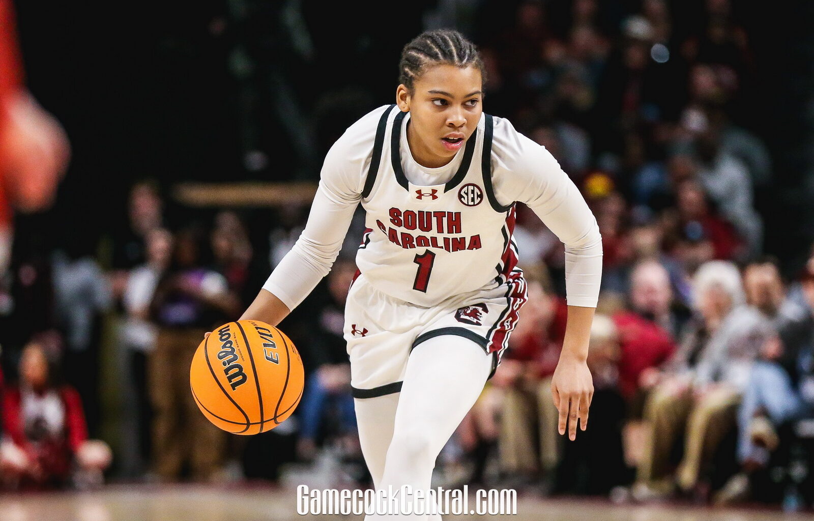 South Carolina women's basketball alum Tiffany Davis. Photo by: Paul Collins