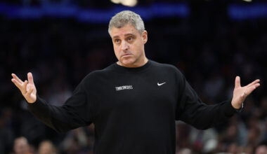 Assistant coach Micah Nori of the Minnesota Timberwolves is a Phoenix Suns head coaching candidate...