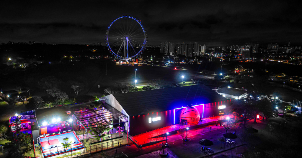 A look at NBA House in Sau Paulo