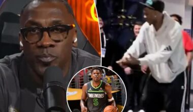 Anthony Edwards viciously mocks Shannon Sharpe after taking out Lakers