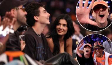 Timothée Chalamet stole the celebrity show at Knicks game with Kylie Jenner’s help