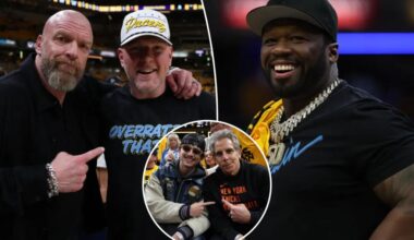 Timothee Chalamet, Ben Stiller, 50 Cent take in Knicks-Pacers Game 4