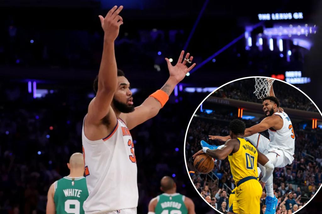 Pacers playoff match-up favors Knicks' Karl-Anthony Towns