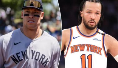Aaron Judge talks Knicks and fellow captain, Jalen Brunson