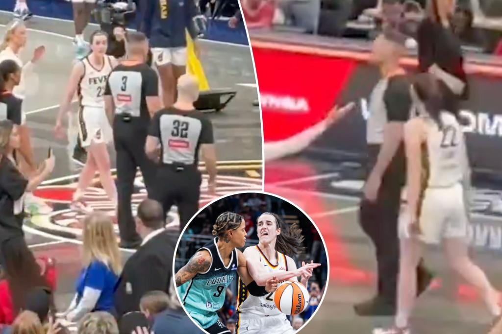 Caitlin Clark hounds referee after controversial no-call dooms Fever in Liberty loss