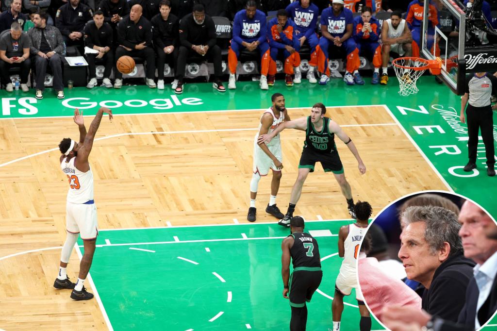 Ben Stiller concerned he might be a Mitchell Robinson jinx