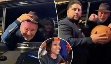 James Dolan's thoughtful moment with young fan goes viral after Knicks' big win