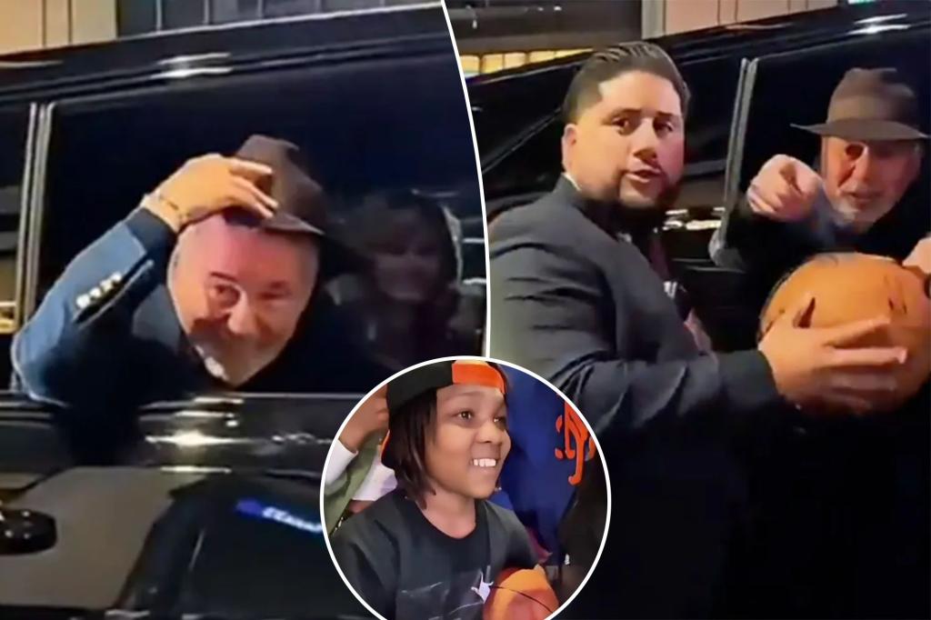 James Dolan's thoughtful moment with young fan goes viral after Knicks' big win