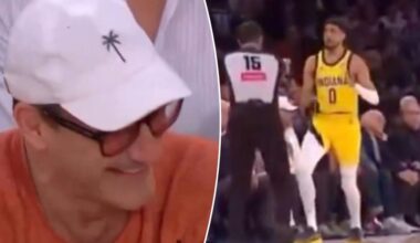 Pacers' Tyrese Haliburton has beef with Jon Hamm