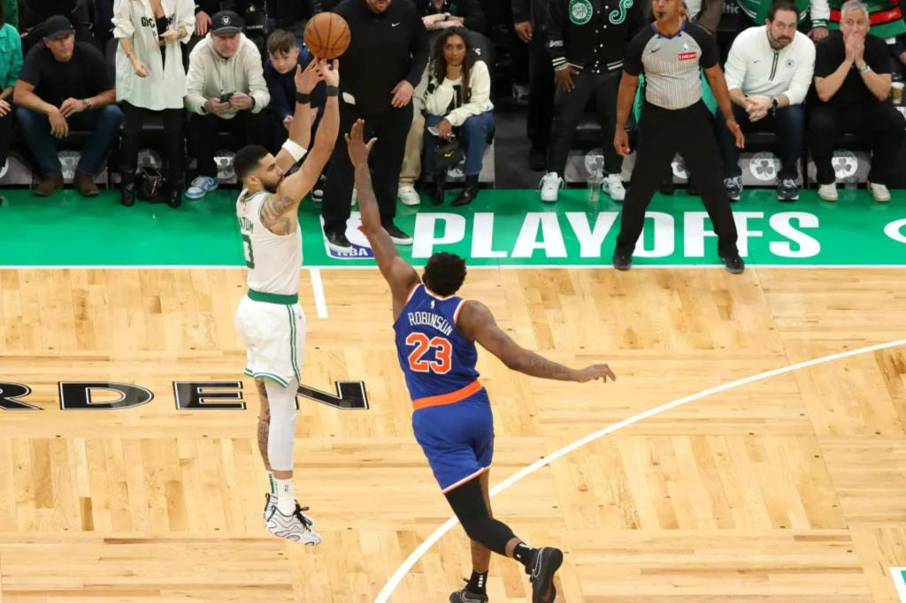 Knicks benefit from Celtics' historically bad 3-point shooting
