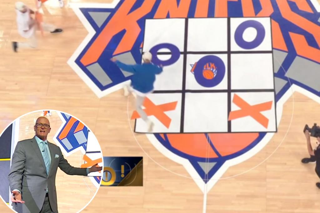 Knicks fan loses $1K for disastrous tic-tac-toe performance