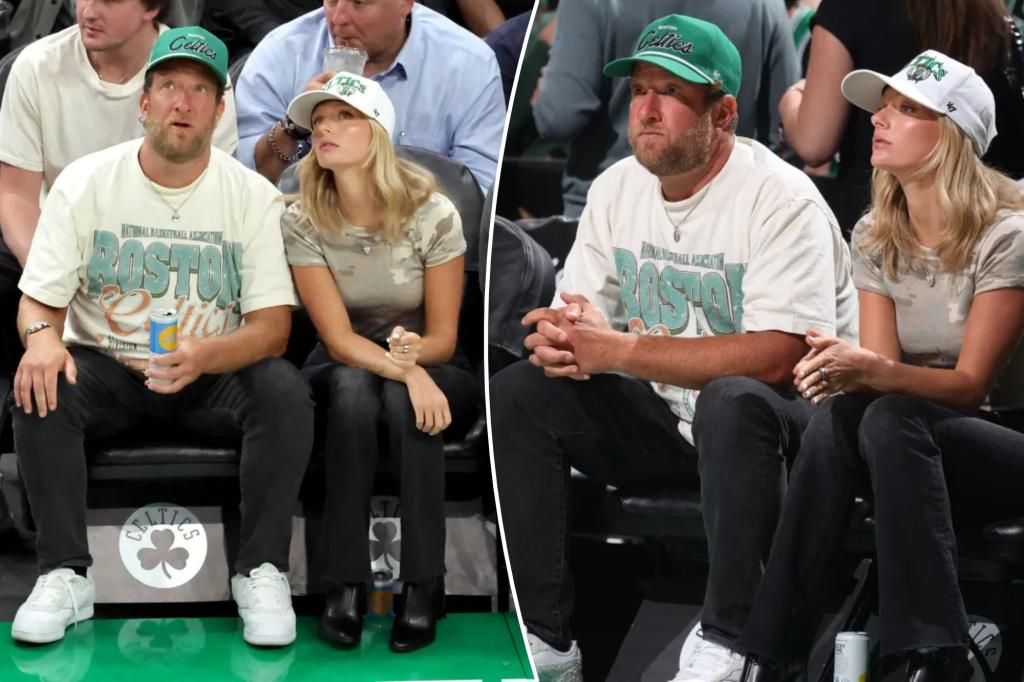 Dave Portnoy makes rare public appearance with girlfriend Camryn D’Aloia, 26, at Celtics' win