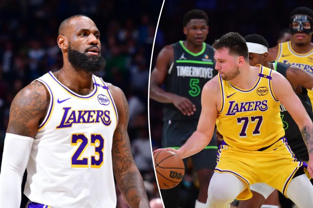LeBron says convincing Luka Doncic to stay with Lakers not his 'job'
