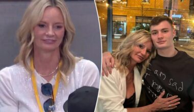 Christian Braun’s mom steals show during Nuggets playoff loss