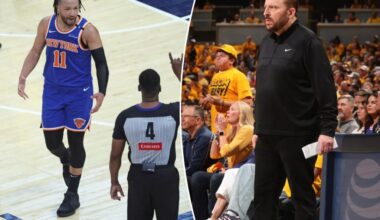 Knicks' Tom Thibodeau blasts refs for slew of Jalen Brunson foul calls