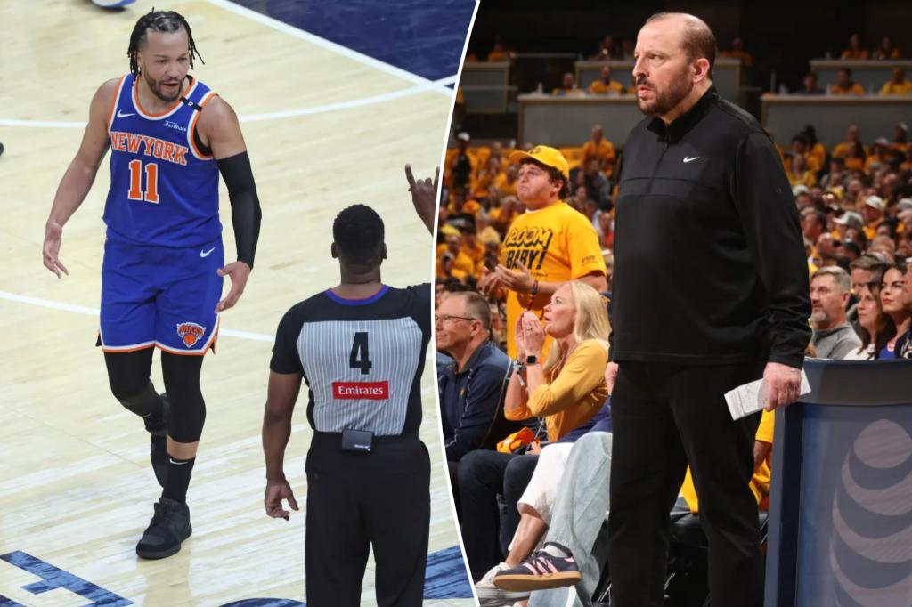 Knicks' Tom Thibodeau blasts refs for slew of Jalen Brunson foul calls
