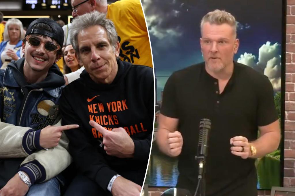 Pat McAfee fires back at Ben Stiller after he gets Knicks-Pacers Game 5 invite