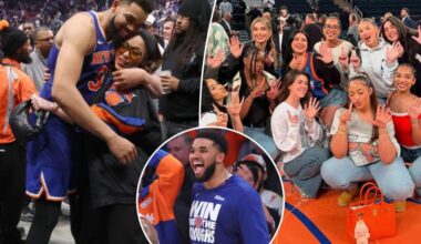 Jordyn Woods recaps Knicks' epic run in new photos as Pacers await