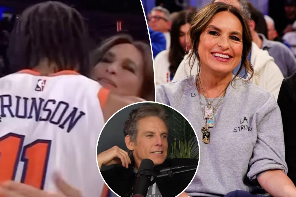 Mariska Hargitay is 'envy' of every Knicks fan over Jalen Brunson love: Ben Stiller