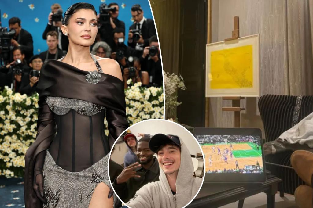Timothée Chalamet let Kylie Jenner go solo to Meta Gala to watch Knicks