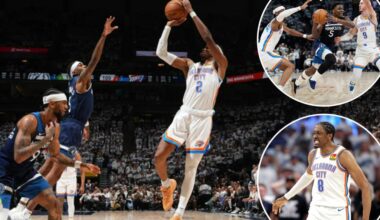 Thunder bounce back to escape Timberwolves in Game 4 thriller