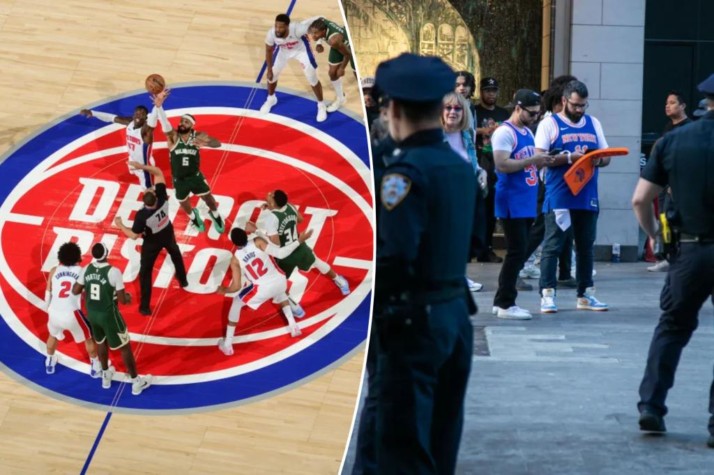 Pistons restrict out-of-state ticket sales for playoff games against Knicks