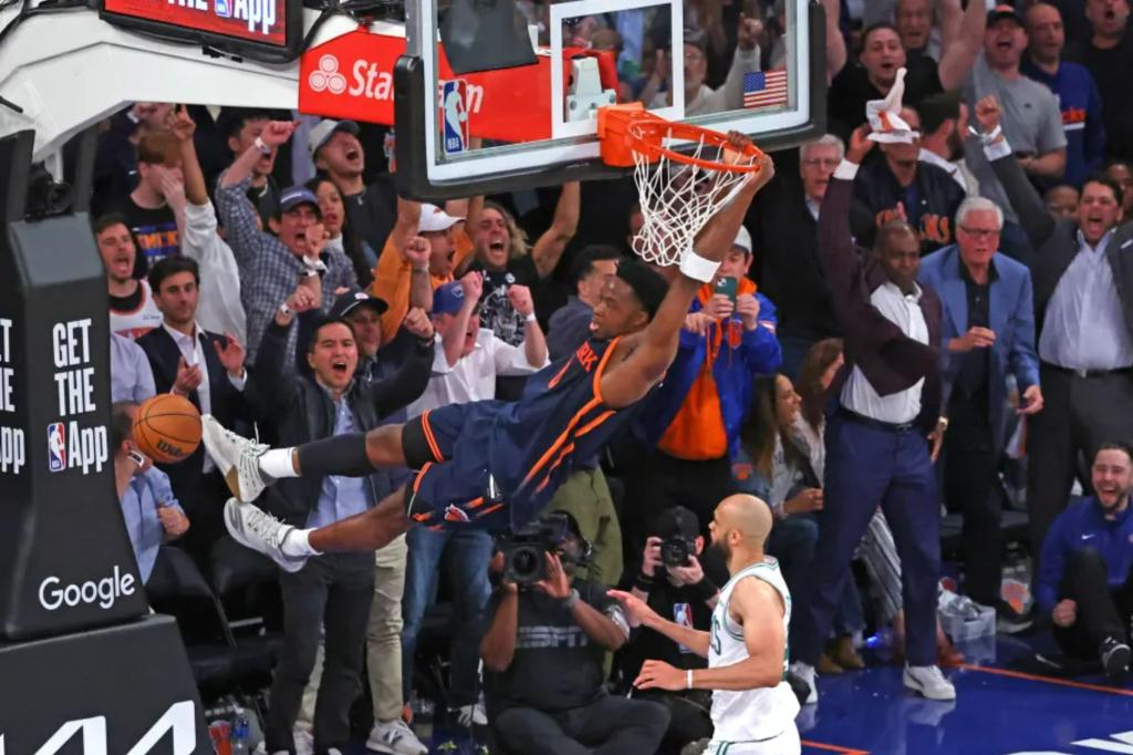 Knicks' OG Anunoby bounces back from injury scare to be 'disruptive' force