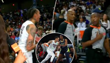 Brittney Griner walks way from interview to rip refs in wild moment