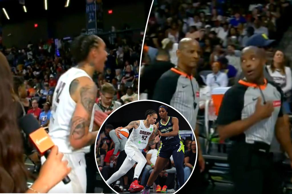 Brittney Griner walks way from interview to rip refs in wild moment