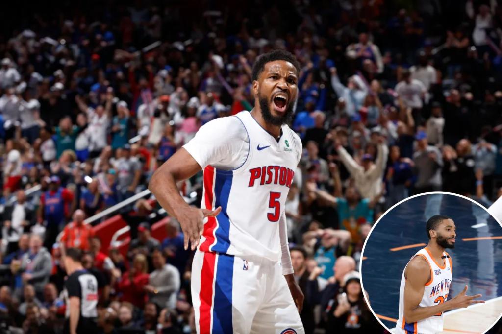 Pistons' Malik Beasley takes another shot at Knicks before Game 6