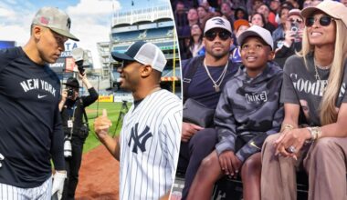 Russell Wilson feeling 'part of New York now' as he takes in Knicks playoffs, Subway Series