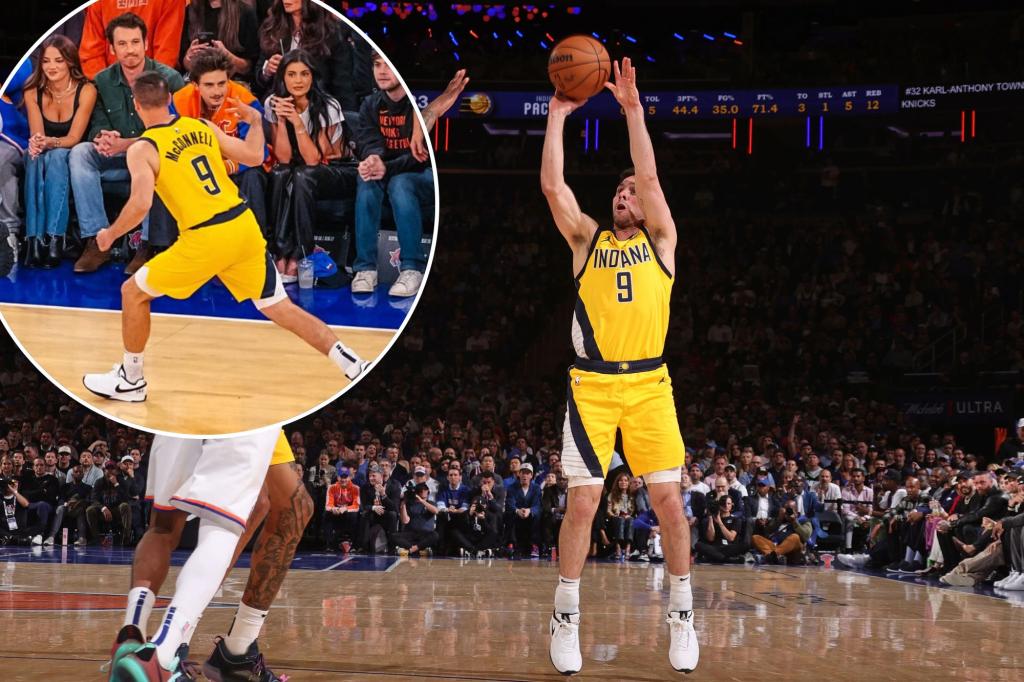 Pacers' T.J. McConnell taunts Timothee Chalamet, Kylie Jenner, Ben Stiller