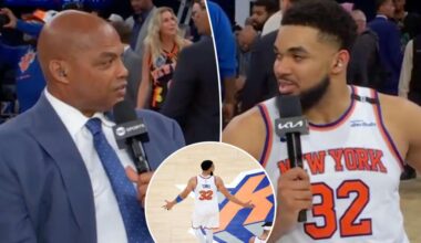 Charles Barkley puts Knicks' Karl-Anthony Towns on the spot
