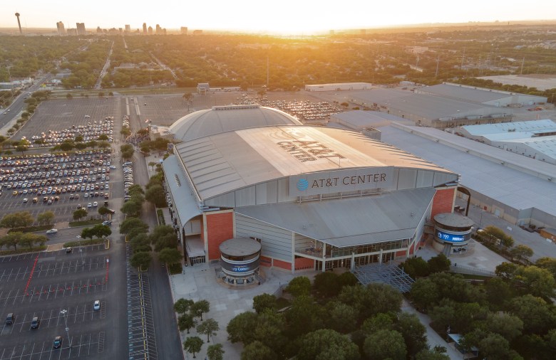The AT&T Center has played host to the Spurs on the East Side since 2002.