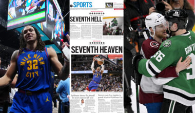 Clever Denver Post Game 7 headlines win praise