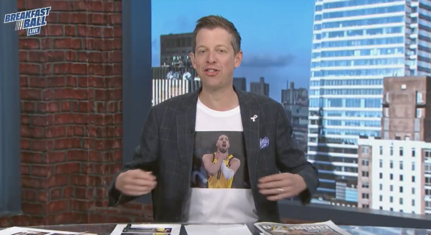 Danny Parkins trolls Craig Carton with Tyrese Haliburton shirt