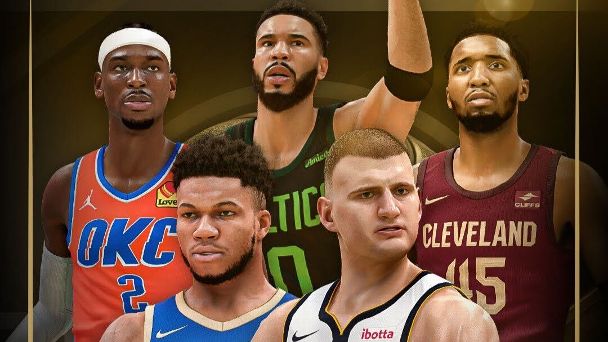 2024-25's All-NBA Team ratings in NBA 2K25