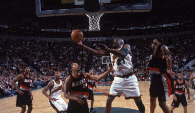 Seattle Sonics NBA expansion Portland Trail Blazers...