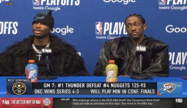 Jalen Williams fined $25K after Game 7 victory over Denver. Here's why